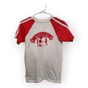 Vtg The Cola Clan T Shirt Adult Medium 1980s Coca-Cola Collector Red White